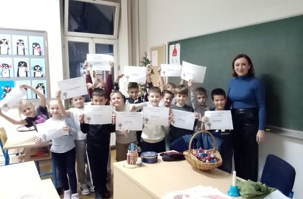 Večer matematike u 1.b razredu