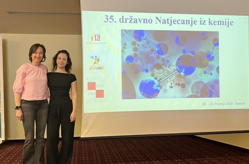 5. mjesto na Državnom natjecanju iz kemije