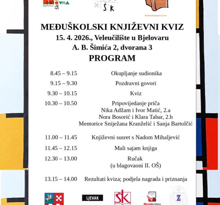 15. MEĐUŠKOLSKI KNJIŽEVNI KVIZ