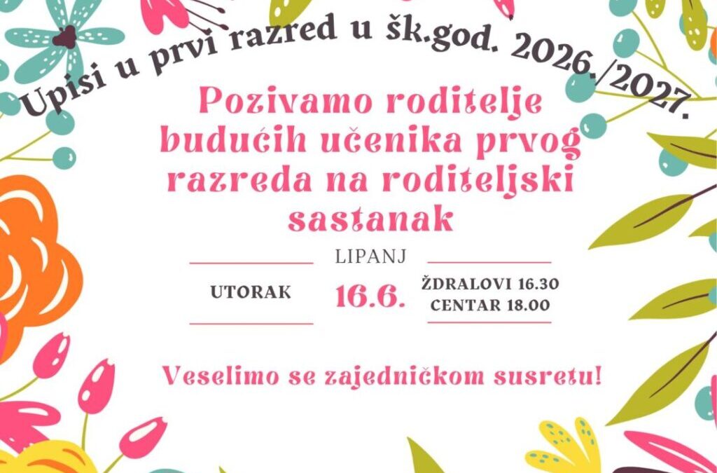 Upisi u prvi razred