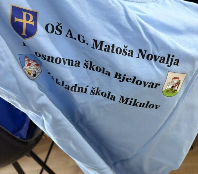 Susret učenika II. osnovne škole Bjelovar s učenicima škola iz Novalje i Mikulova