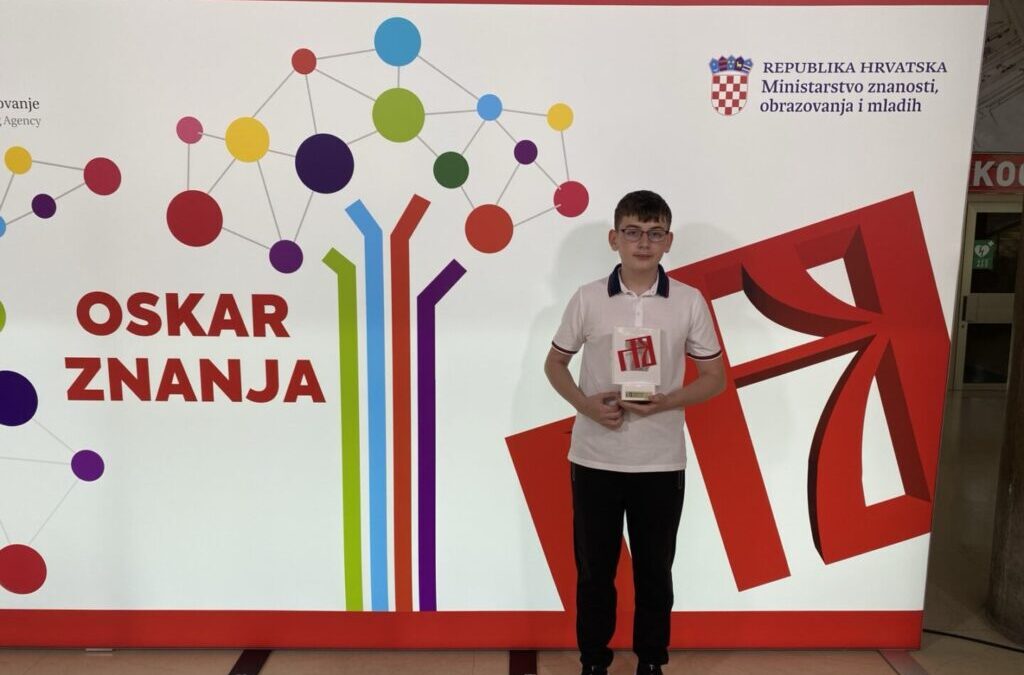 Lukas Horvat primio Oskara znanja 2026.